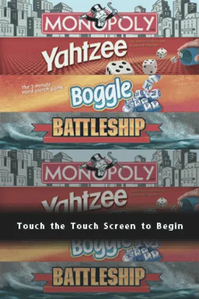 4 Game Fun Pack - Monopoly + Boggle + Yahtzee + Battleship (USA) screen shot title